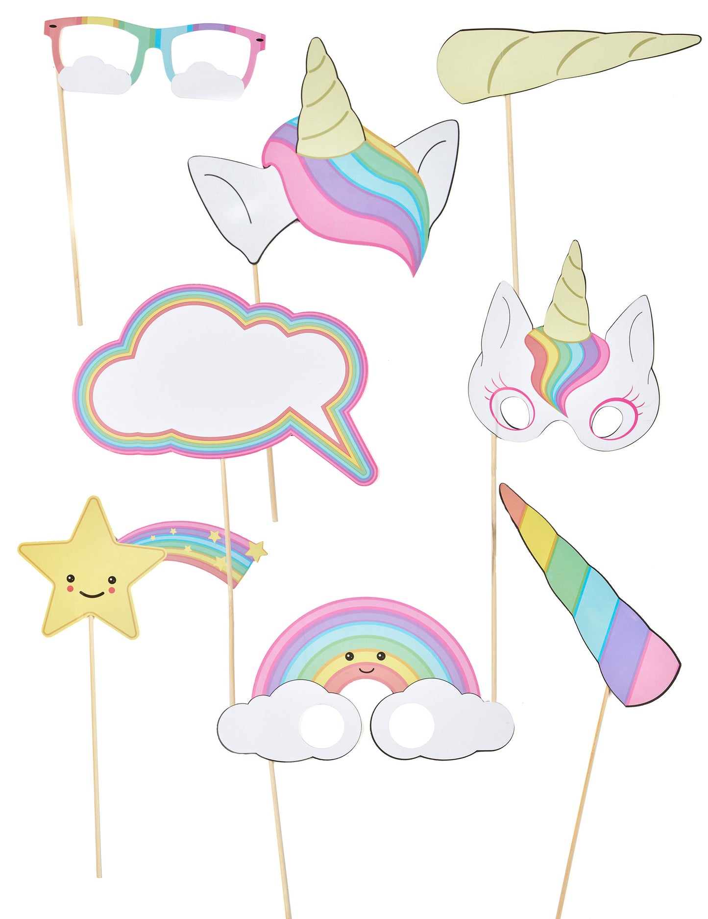 Baby Photobooth Kit Unicorn 8 pribor