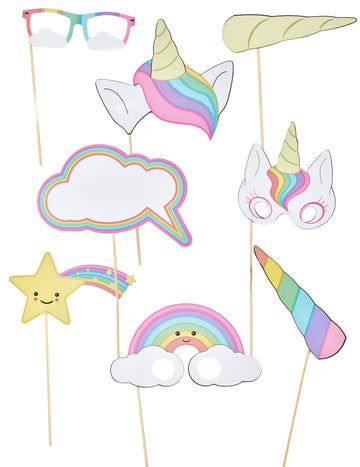 Baby Photobooth Kit Unicorn 8 pribor