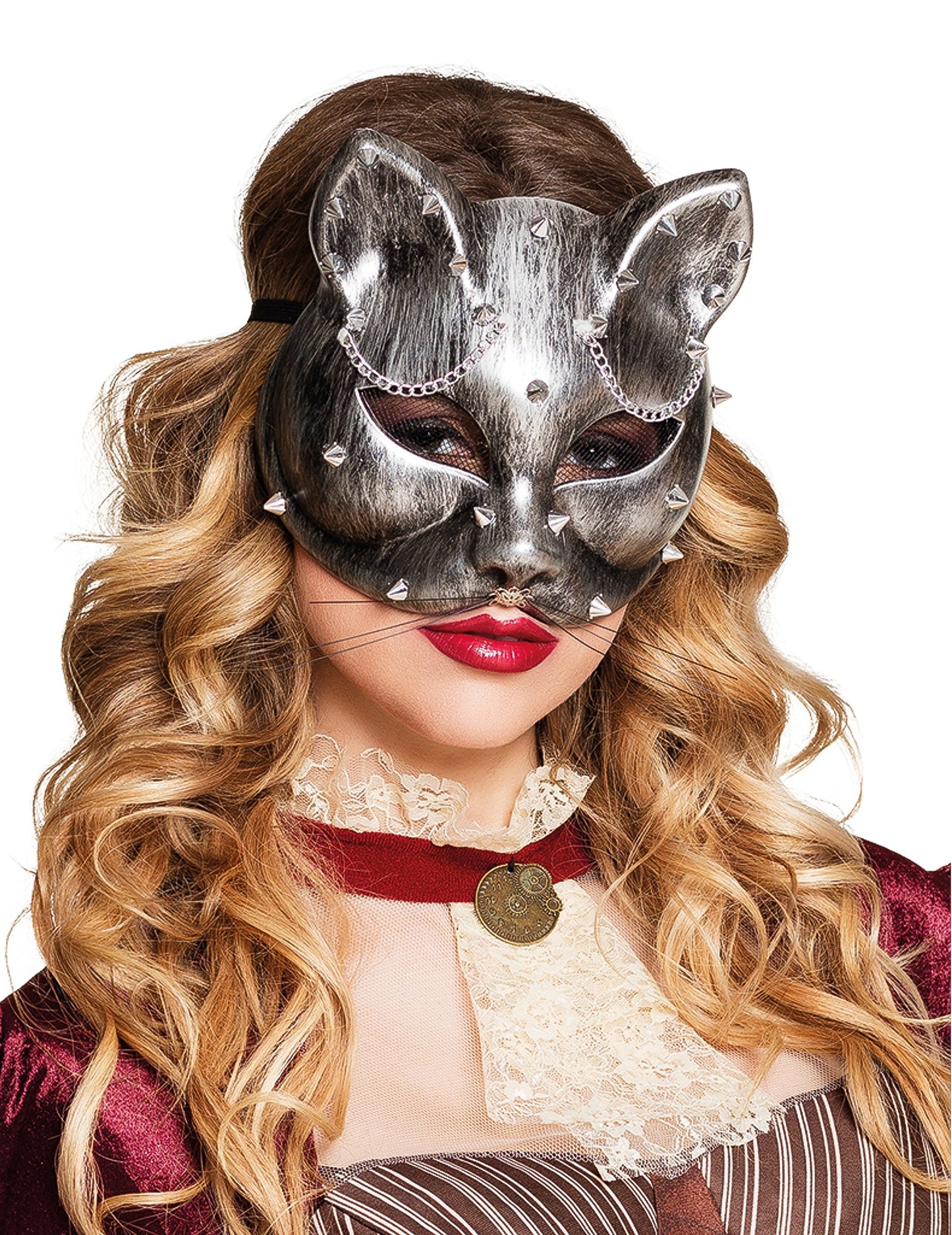 Wolf Silver Cat odrasli steampunk