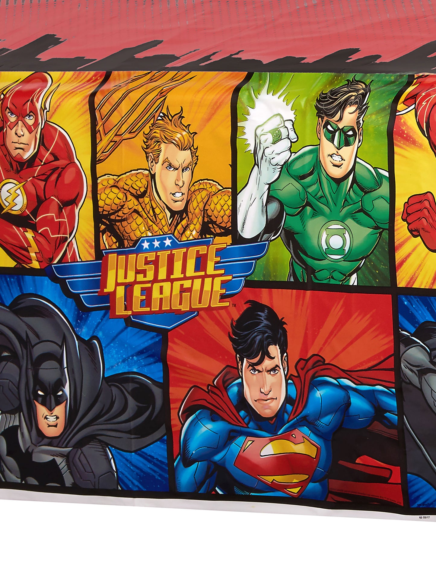 Plastična liga Justice League 137 x 213 cm