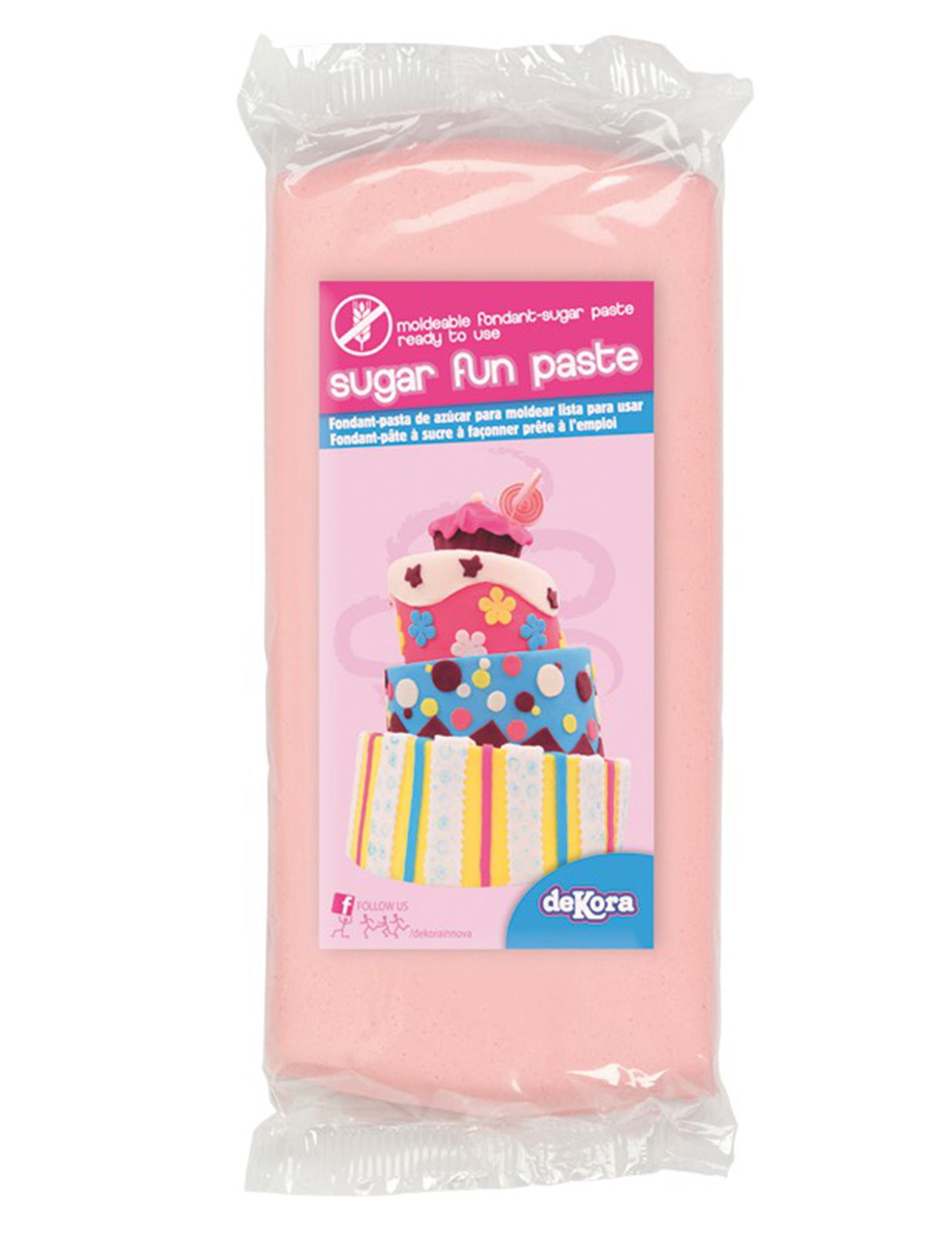 Ružičasta gluten -bez šećerne paste 250 g