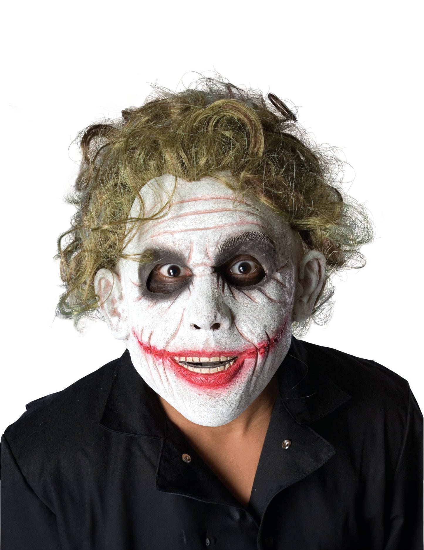 Zelena kovrčava perika Joker odrasla osoba