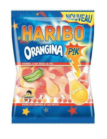 Orangina pik haribo bombon