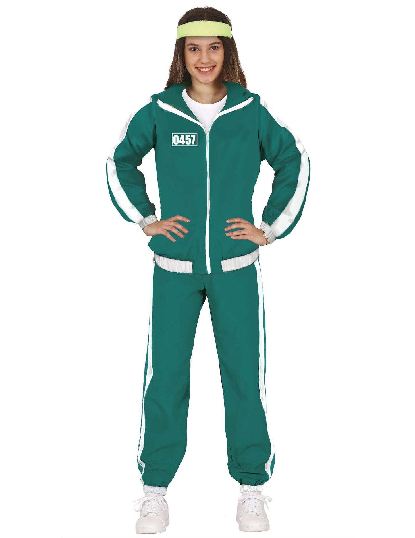 Zeleni tracksuit sudionika broj 457 adolescenata