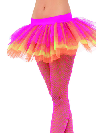 Fluo Multicolor Tutu iz ženske balerine